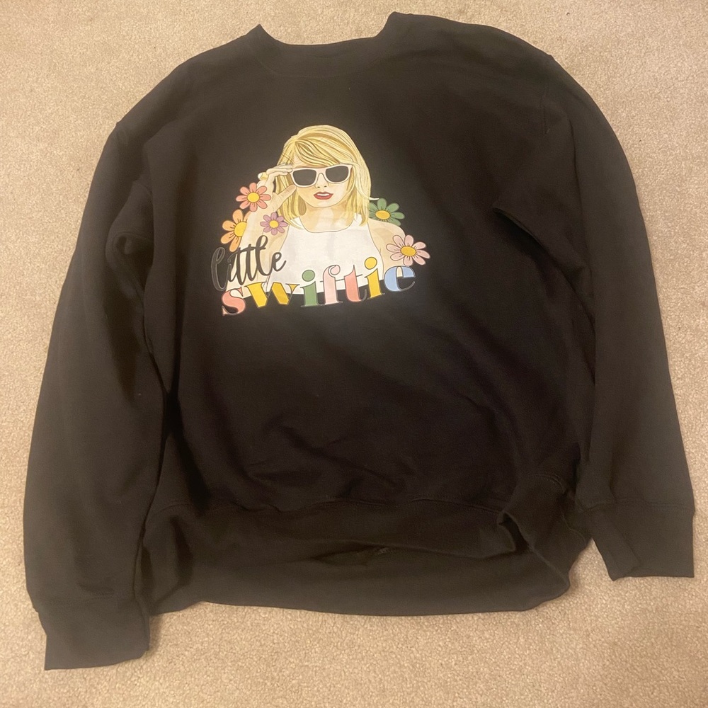 Hand Made “Little swiftie” sweatshirt